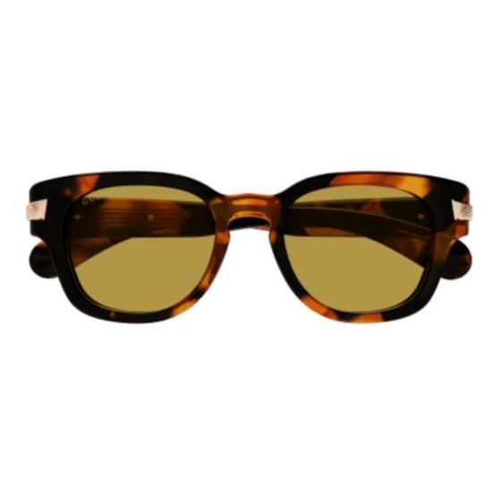  구찌 선글라스 GG1518S 003 HAVANA HAVANA BROWN - GUCCI