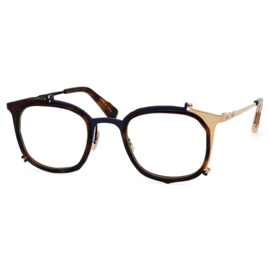  마사히로 마루야마 선글라스 MM 0048 N 3 HAVANA BROWN NAVY GOLD