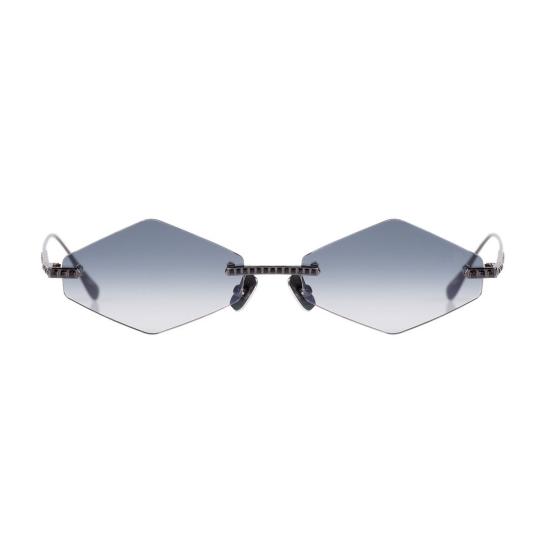 안나 카린 클라슨 선글라스 CRYSTAL NEST ROUND BLACK GREY - ANNA KARIN KARLSSON