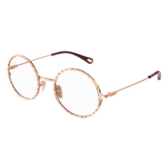  Chlo? 선글라스 CH0232O 007 GOLD GOLD TRANSPARENT