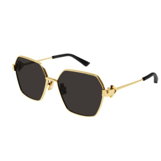  보테가베네타 선글라스 BV1224S 002 GOLD GOLD GREY - BOTTEGA VENETA