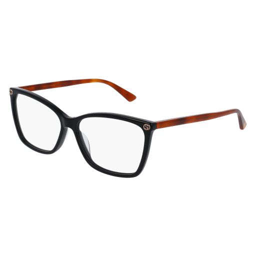 구찌 선글라스 GG0025O 003 BLACK HAVANA TRANSPAR