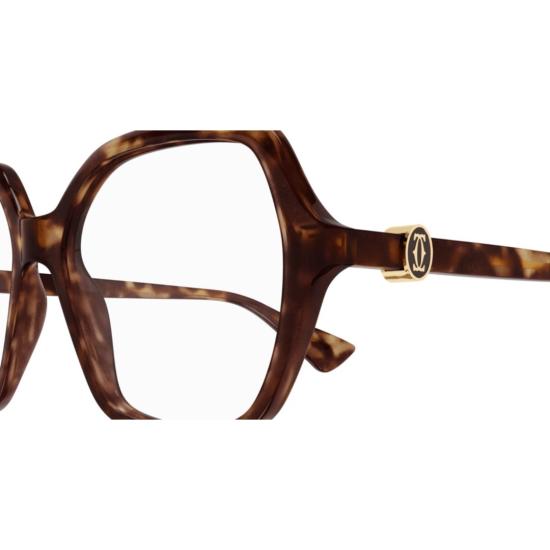  까르띠에 선글라스 CT0492O 002 HAVANA HAVANA TRANSPA - CARTIER