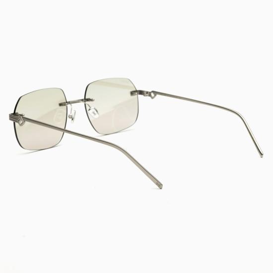  버스트 아웃 선글라스 PYTHON ARGENTO SN002 VERDE ARGENTO