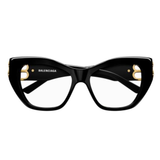  발렌시아가 선글라스 BB0312O 001 BLACK BLACK TRANSPARE - BALENCIAGA