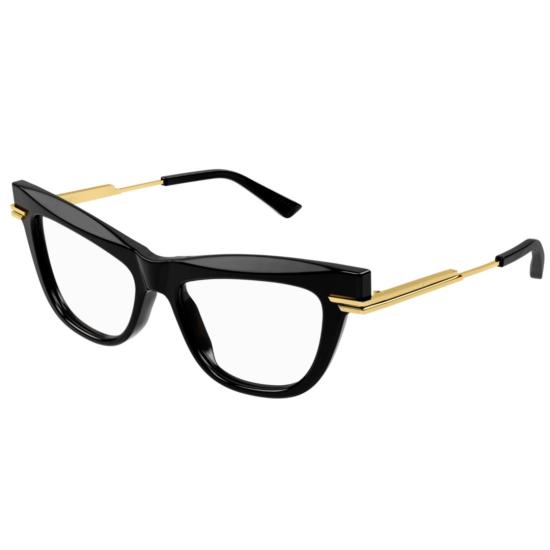  보테가베네타 선글라스 BV1266O 001 BLACK GOLD TRANSPAREN - BOTTEGA VENETA