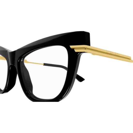  보테가베네타 선글라스 BV1266O 001 BLACK GOLD TRANSPAREN - BOTTEGA VENETA