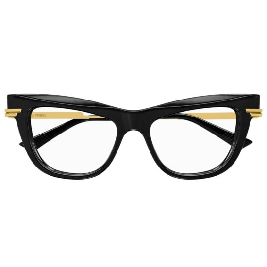 보테가베네타 선글라스 BV1266O 001 BLACK GOLD TRANSPAREN
