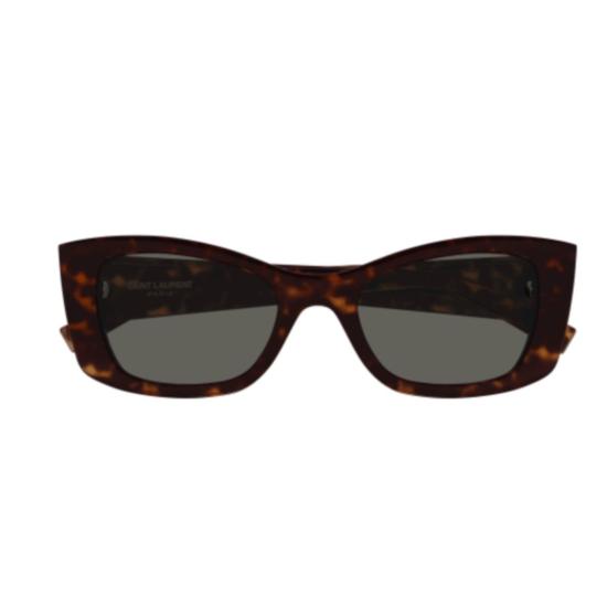  생로랑 선글라스 SL 593 002 HAVANA HAVANA GREY - SAINT LAURENT