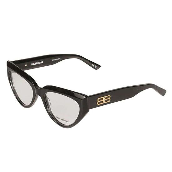  발렌시아가 선글라스 BB0276O 001 BLACK BLACK TRANSPARE - BALENCIAGA