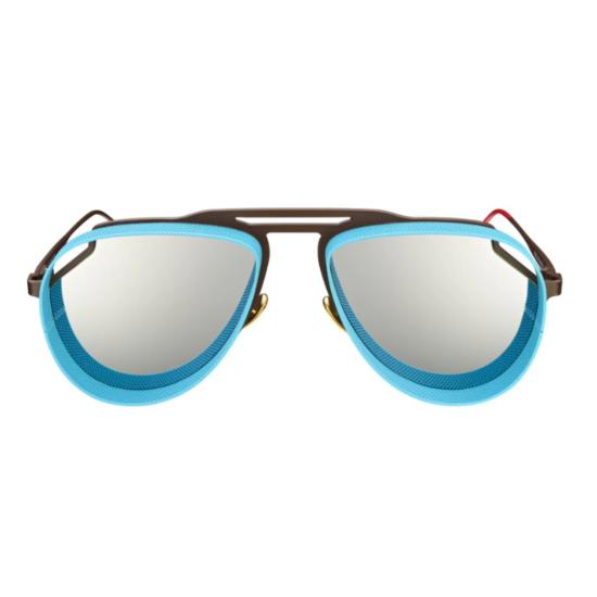  바이센 선글라스 TOM T 5 ROSE GOLD BABY BLUE MAT