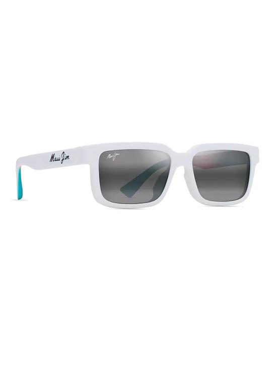  마우이짐 선글라스 HIAPO AF GREY HIAPO AF MATTE WHITE - MAUI JIM