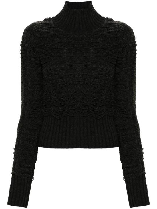 24FW MM6 메종마르지엘라 터틀넥 S52HA0289M13045 53089 855M DARK GREY MELANGE