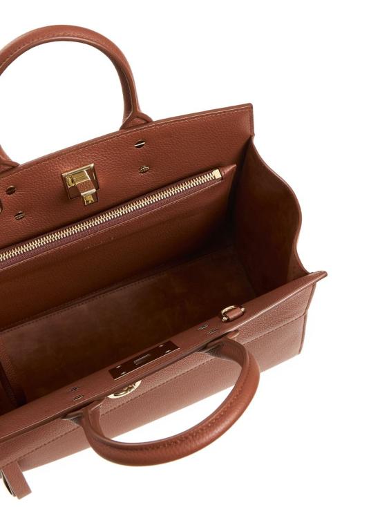 24FW 살바토레 페라가모 토트백 214493STSOFTS774727 NEW COGNAC NEW COGNAC AL C - SALVATORE FERRAGAMO