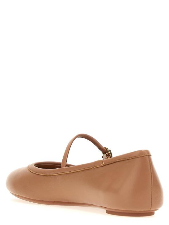  지안비토로시 플랫 슈즈 G2222305GOMNAPPRALINE PINK - GIANVITO ROSSI