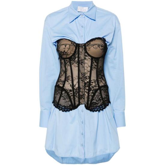 24FW 쥬세페 디 모라비토 미디 원피스 DR403 03282 82 BLUE BLACK