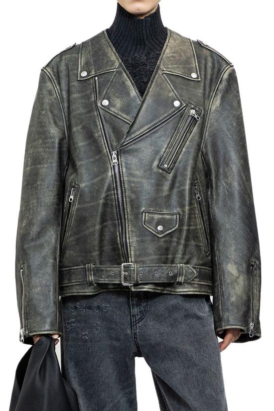 24FW MM6 메종마르지엘라 가죽 자켓 S52AM0305M07001143 BROWN - MM6 MAISON MARGIELA