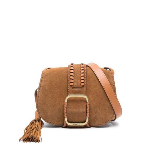  바쉬 크로스백 TEDDY SUEDE COGNA BROWN