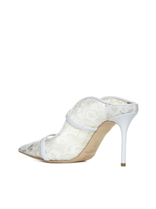 말론 슐저 샌들 MAUREEN8552LACEMESHNAPPAWHITE White - MALONE SOULIERS