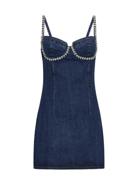 24FW 셀프 포트레이트 숏 원피스 PF24828SABL BLUE