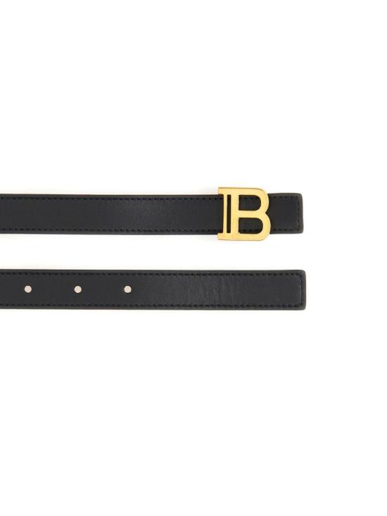  발망 레귤러 벨트 DN1WJ000LVTL0PA Black - BALMAIN