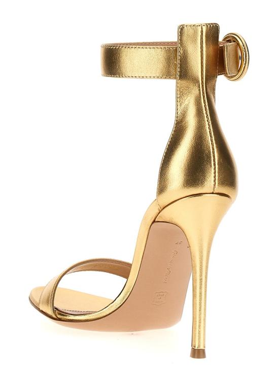  지안비토로시 샌들 G6109615RICNPSMEKO GOLD - GIANVITO ROSSI