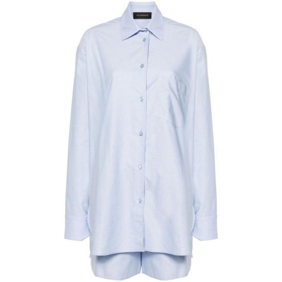 24FW 안다마네 셔츠 T166419A TNC164 LDENI BLUE