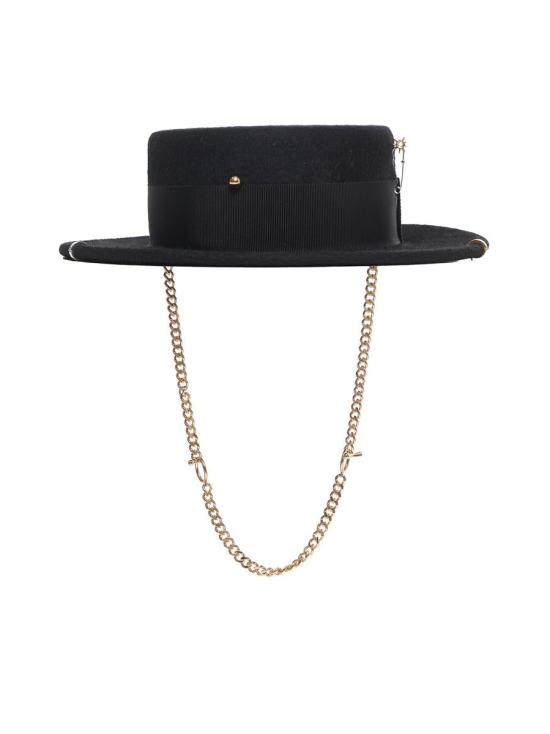 24FW 루슬란바진스키 모자 CNT033FPRSCHA BLACK Black