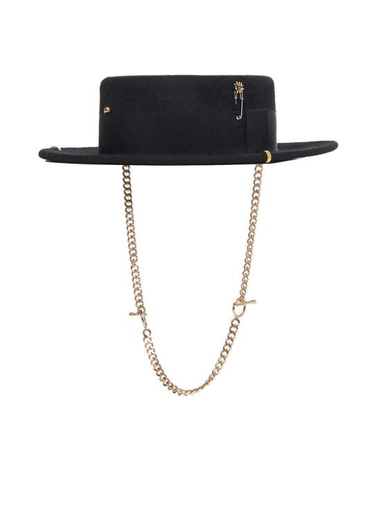 24FW 루슬란바진스키 모자 CNT033FPRSCHA BLACK Black - RUSLAN BAGINSKIY