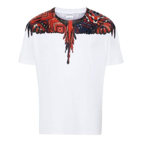  마르셀로 불론 반팔 티셔츠 CMAA056F24JE R003 0127 WHITE