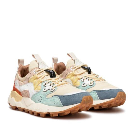  플라워 마운틴 스니커즈 2016780 2C52 LIGHT BLUE BEIGE - FLOWER MOUNTAIN
