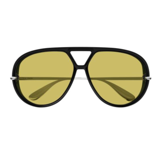  보테가베네타 선글라스 BV1274S 002 BLACK SILVER YELLOW - BOTTEGA VENETA