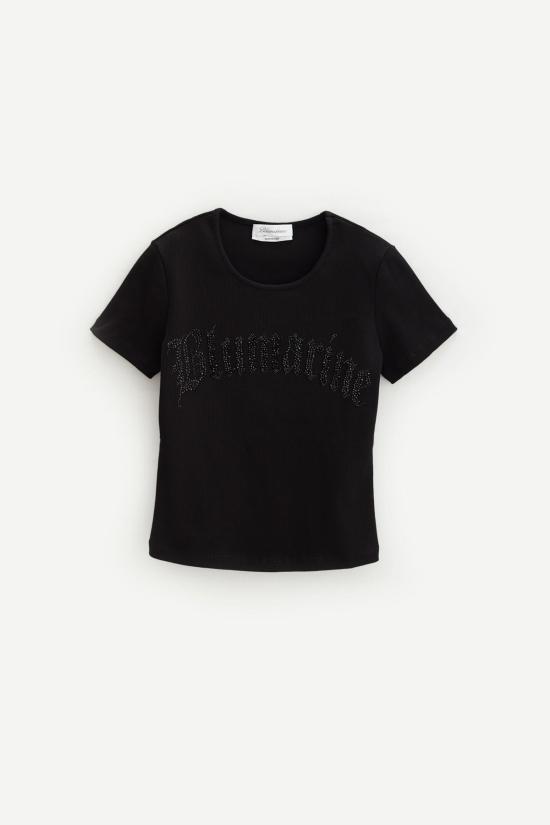  블루마린 반팔 티셔츠 P422T048A N0990 NERO