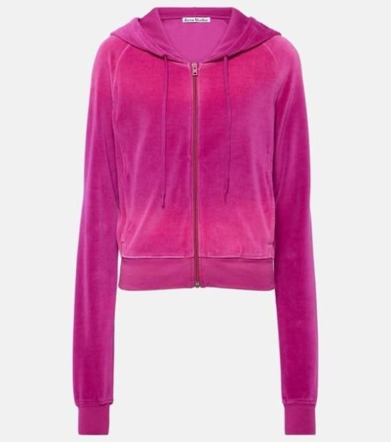  아크네 스튜디오 후드 티셔츠 AI0154 AWC MAGENTA PINK