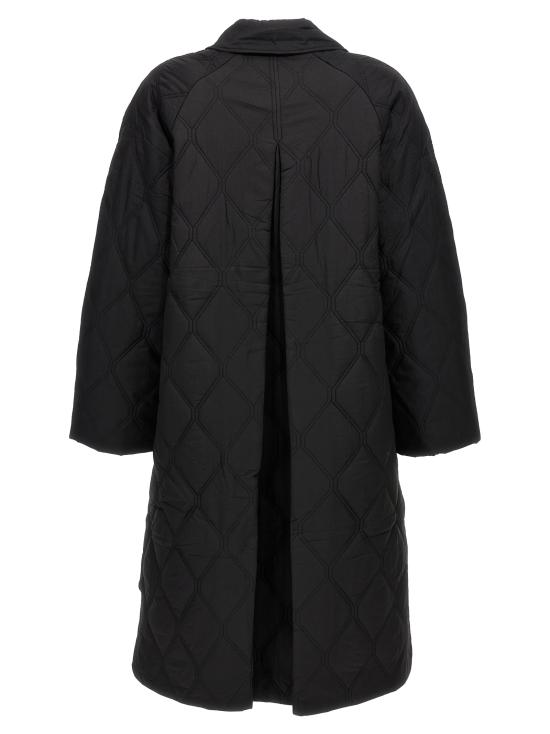  가니 코트 F9624099 Black - GANNI