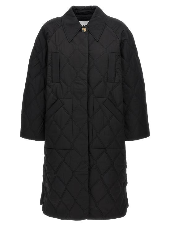  가니 코트 F9624099 Black