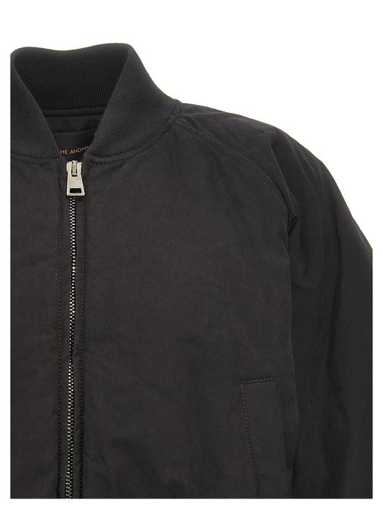  안다마네 봄버 자켓 T162015ATNC171BLACK Black - ANDAMANE