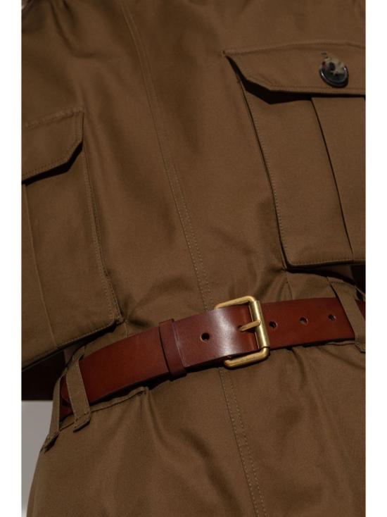  생로랑 미디 원피스 791990 Y3A99 2028 ECORCE - SAINT LAURENT