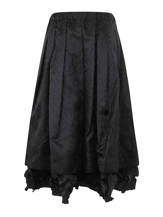  꼼데가르송 미디 스커트 RLS006W231 Black - COMME DES GARCONS
