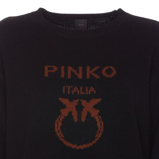  핑코 스웨터 100414 Y7Z4ZL6 Black - PINKO