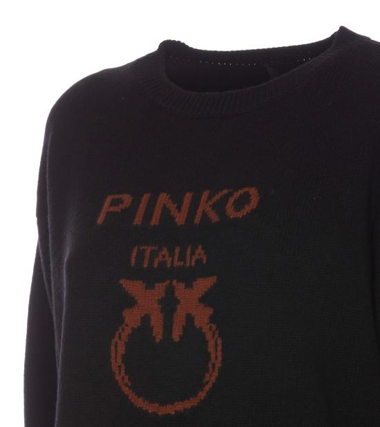  핑코 스웨터 100414 Y7Z4ZL6 Black - PINKO