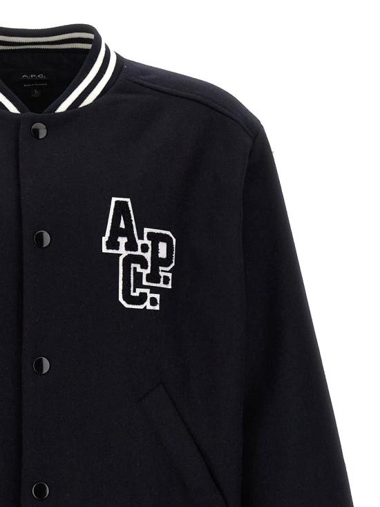 24FW 아페쎄 자켓 WOANWM02974PIN BLUE - A.P.C.