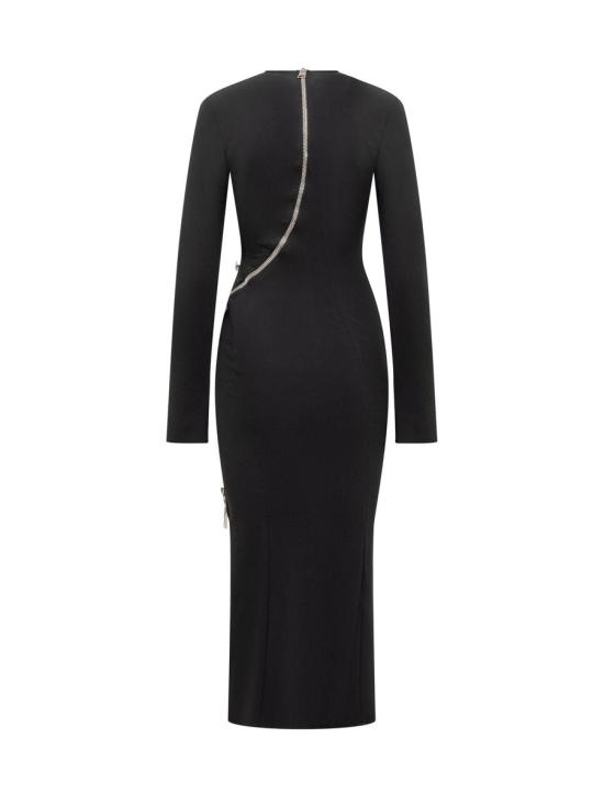 24FW 디 아티코 미디 원피스 248WCM158 E100100 Black - THE ATTICO