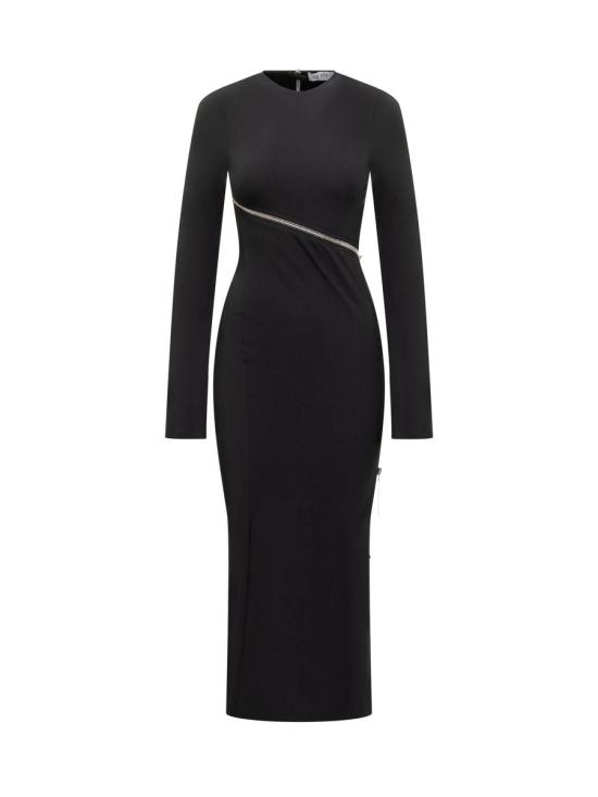 24FW 디 아티코 미디 원피스 248WCM158 E100100 Black