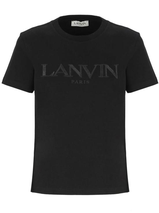  랑방 반팔 티셔츠 RW TS0030 J208 P24 10 BLACK Black