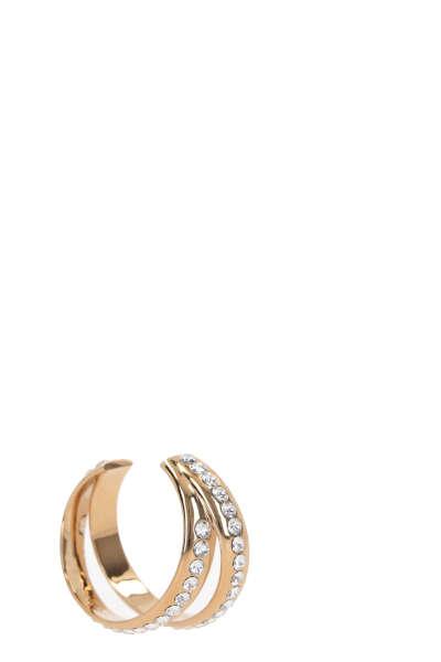  아미나 무아디 반지 JAHLEELBANGLEWHITECRYSTALSGOLD WHITE CRYSTALS GOLD BASE - AMINA MUADDI