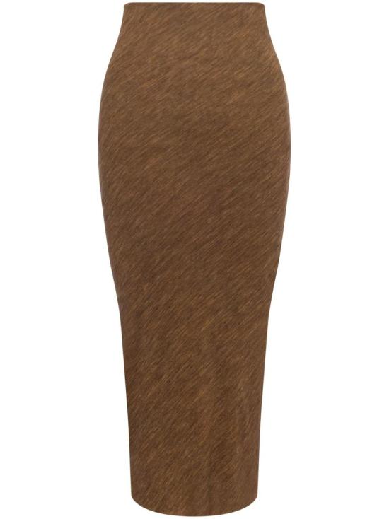 24FW 필로소피 롱 스커트 A0115 5738 0095 MARRONE BROWN