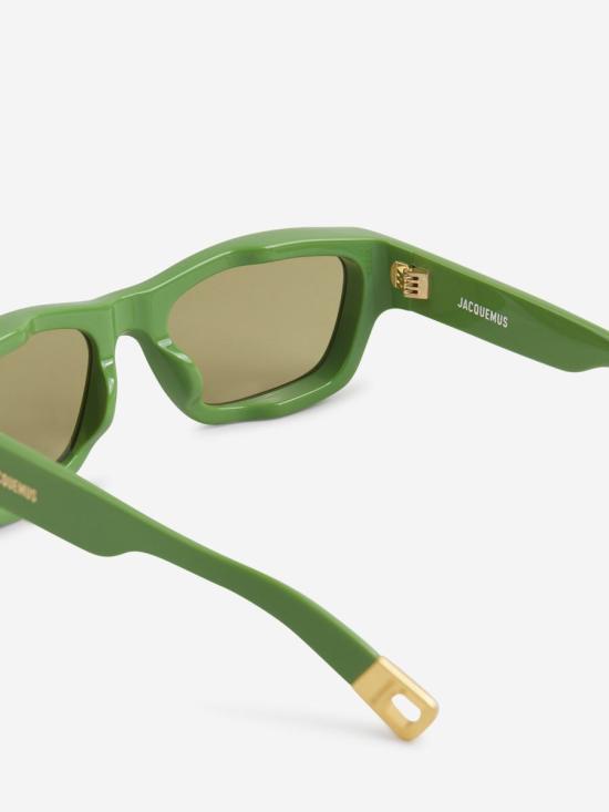  자크뮈스 선글라스 JAC9C3SUNMERIDIANO Jade Green LOGO ENGRAVED ON THE TEMPLE - JACQUEMUS