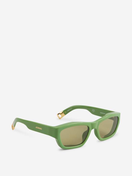  자크뮈스 선글라스 JAC9C3SUNMERIDIANO Jade Green LOGO ENGRAVED ON THE TEMPLE - JACQUEMUS