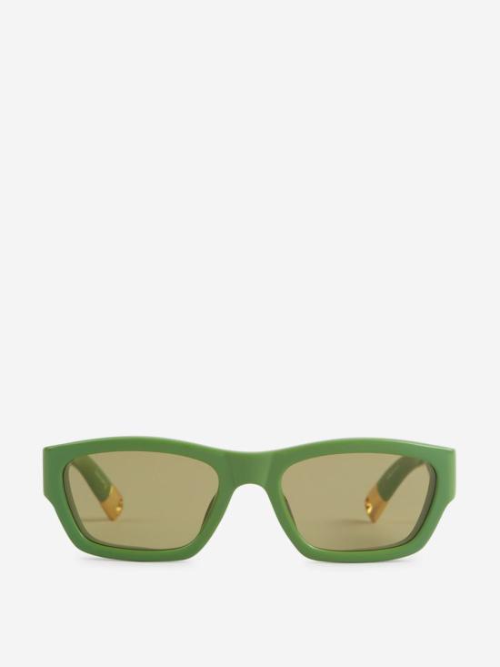  자크뮈스 선글라스 JAC9C3SUNMERIDIANO Jade Green LOGO ENGRAVED ON THE TEMPLE